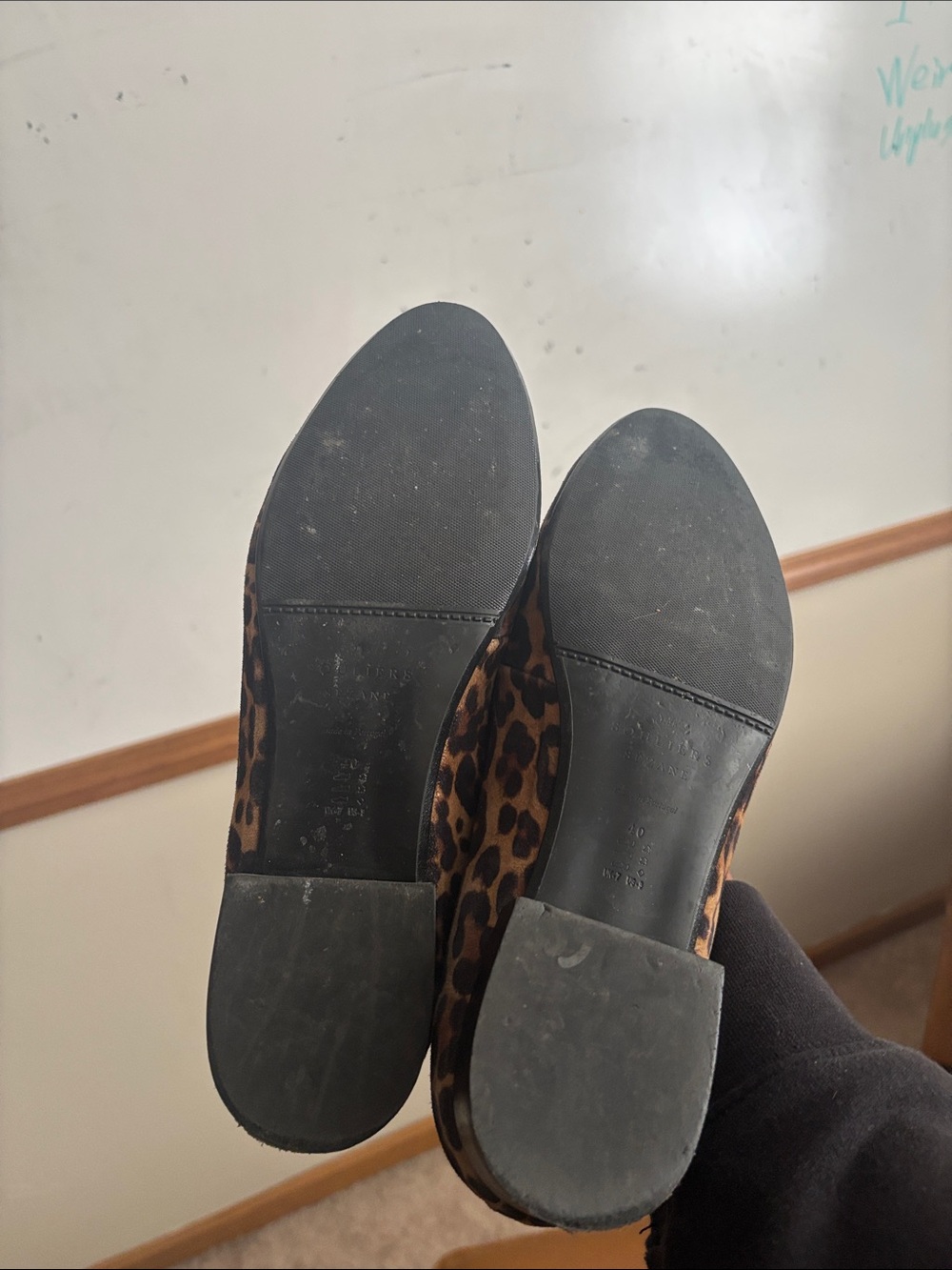 Sezane Ninon Low Ballerinas Leopard size 9 in EUC - Picture 3 of 3
